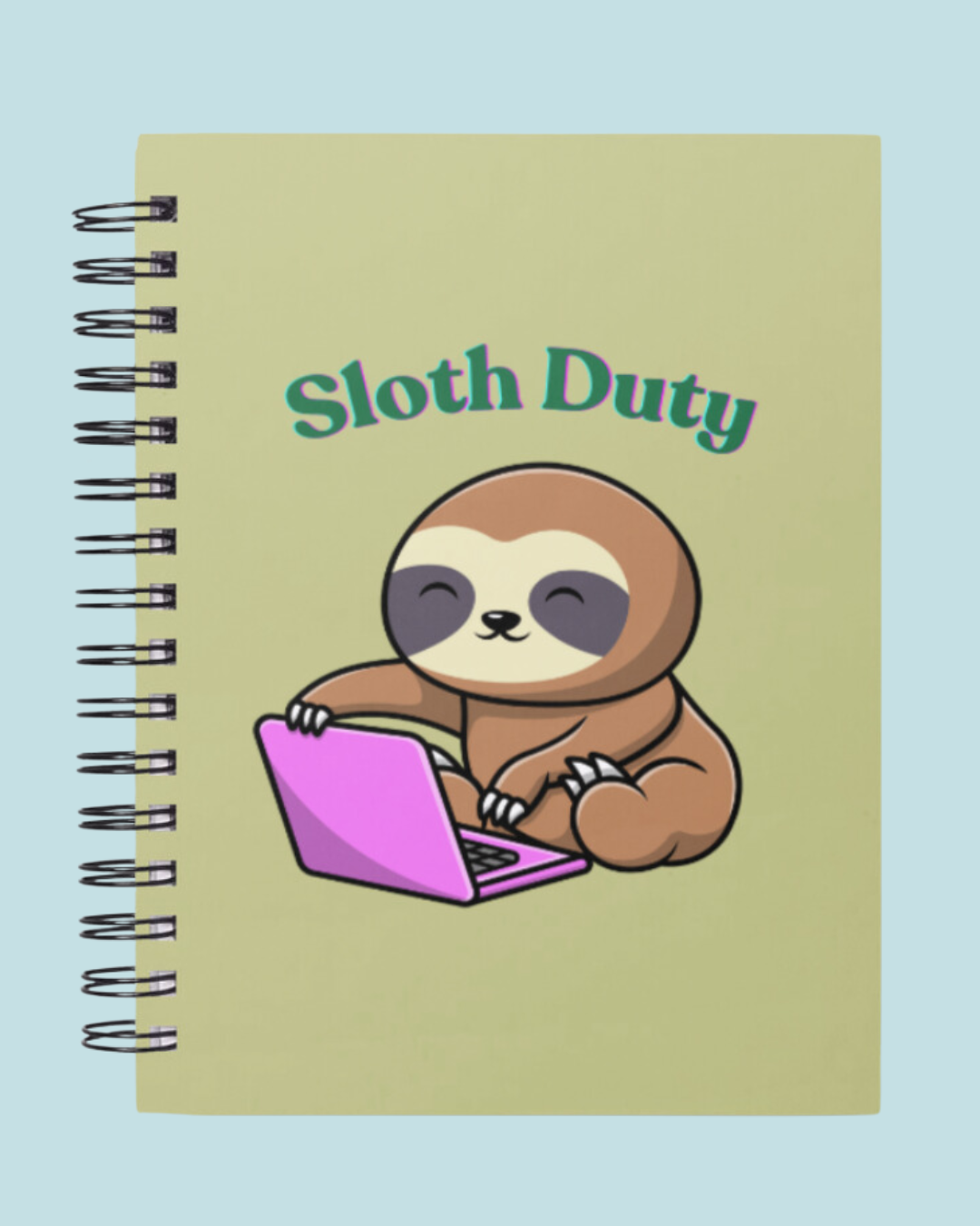 Sloth Duty Notebook